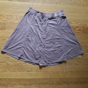 Charlotte Russe Brown/Tan Faux Suede skirt (S)